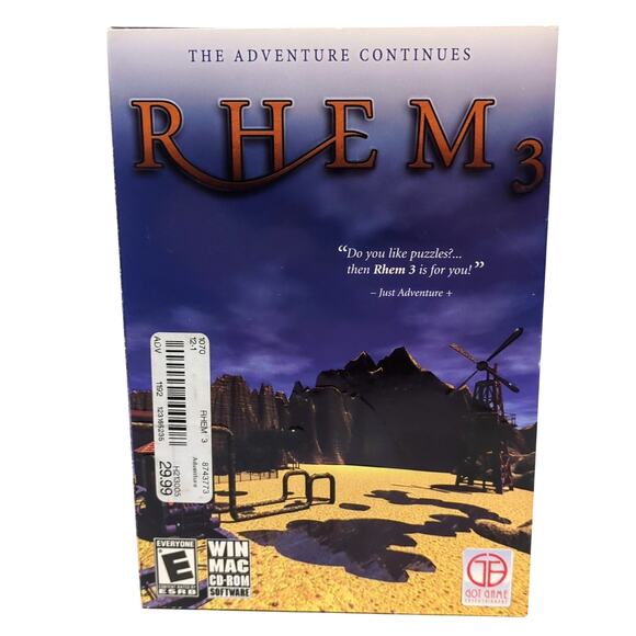 Rhem 3 WIN MAC CD-Rom Puzzle Adventure Software Brand New Sealed 2008 Got Game - Picture 1 of 5
